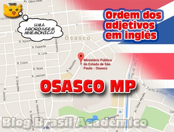 OSASCO MP acrônimo para memorizar sequência de adjetivos