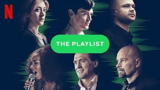 Cena da minissérie The Playlist (Netflix) sobre a criação do Spotify e o streaming de música