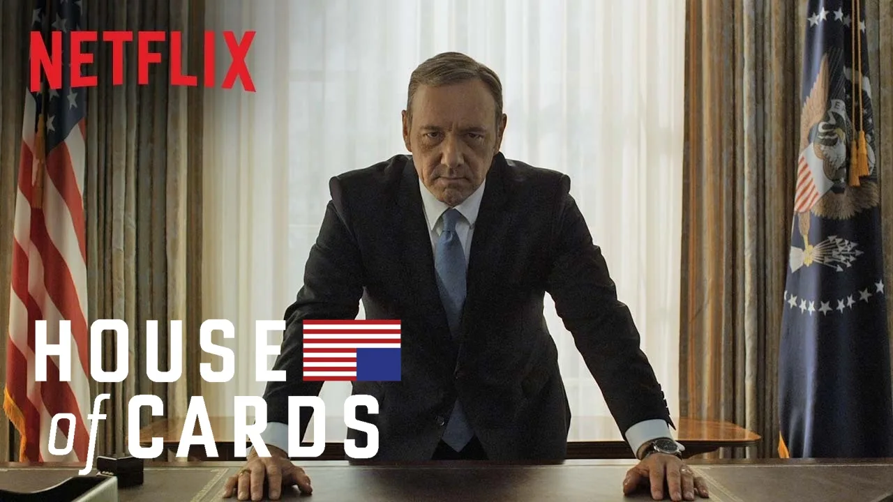 Séries originais da Netflix como House of Cards e Stranger Things