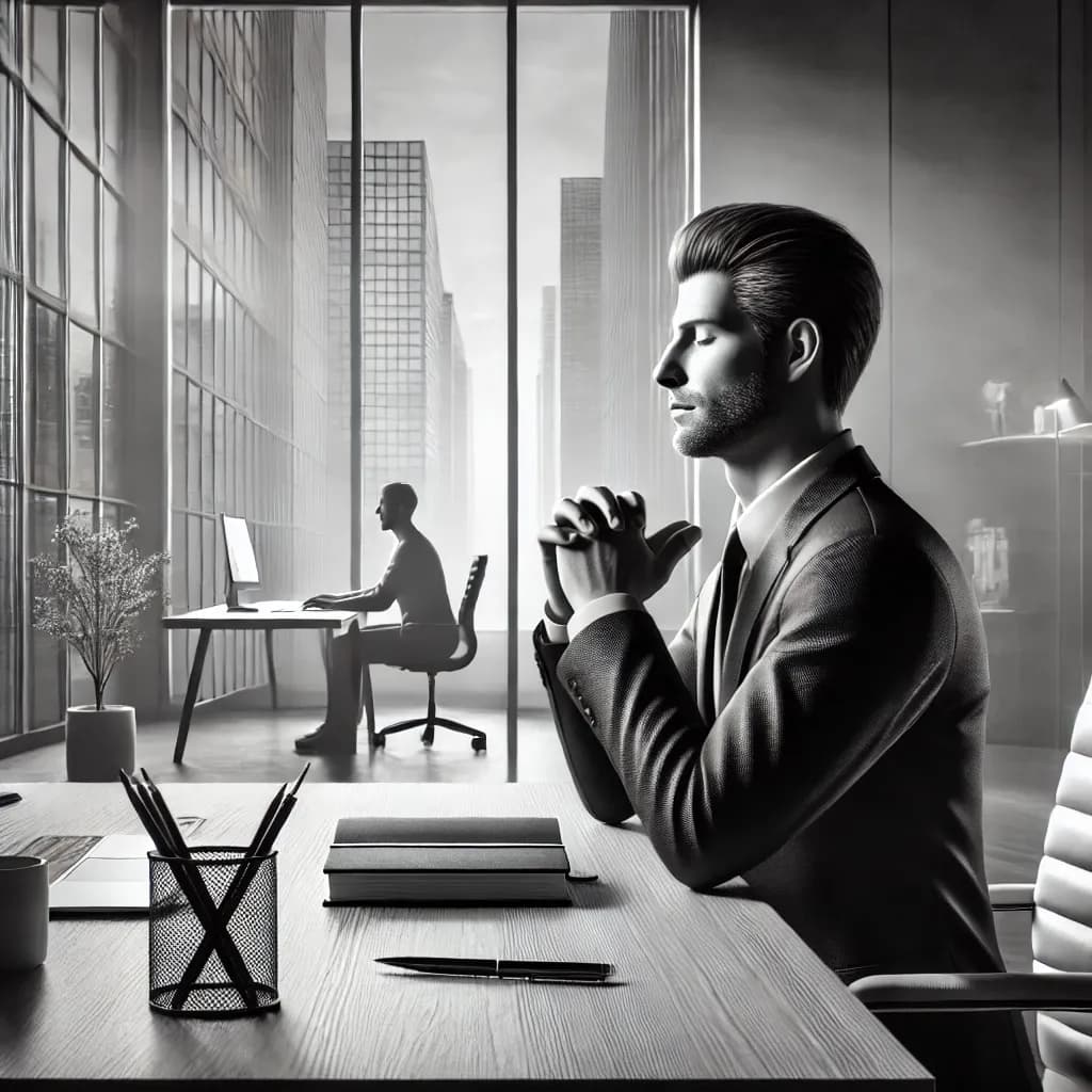 Imagem de executivo em São Paulo visualizando aprender inglês